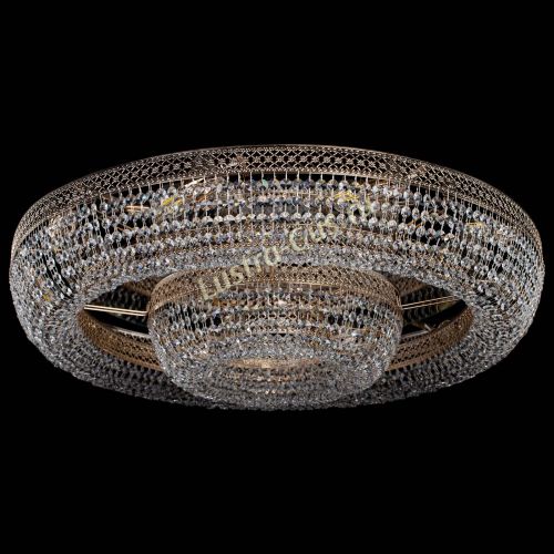 Люстра Венеция двойное кольцо №10 в Магнитогорске Гусь Хрустальный