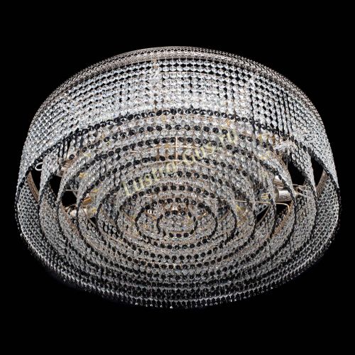 Люстра Венеция Капель №10 оптикон черная в Магнитогорске Гусь Хрустальный