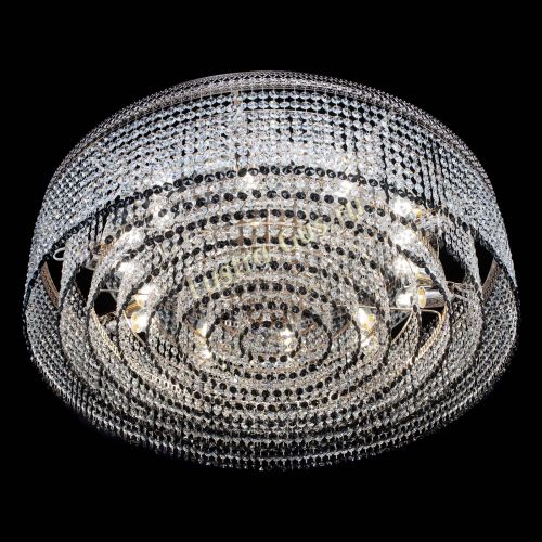 Люстра Венеция Капель №10 оптикон черная в Магнитогорске Гусь Хрустальный