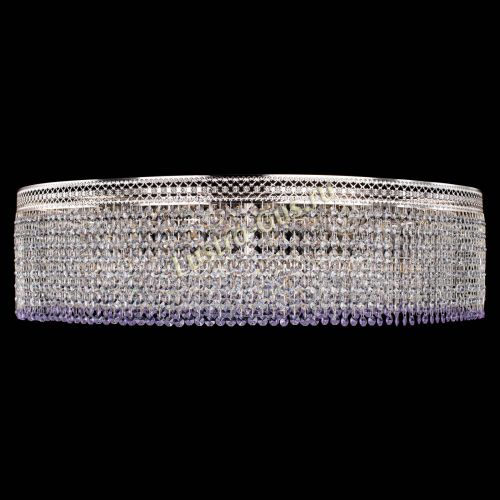 Люстра Венеция Капель №10 оптикон фиолетовая в Магнитогорске Гусь Хрустальный