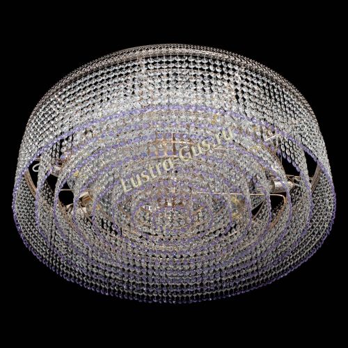 Люстра Венеция Капель №10 оптикон фиолетовая в Магнитогорске Гусь Хрустальный