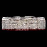 Люстра Венеция Капель №10 оптикон красная в Магнитогорске