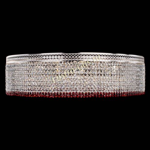 Люстра Венеция Капель №10 оптикон красная в Магнитогорске Гусь Хрустальный