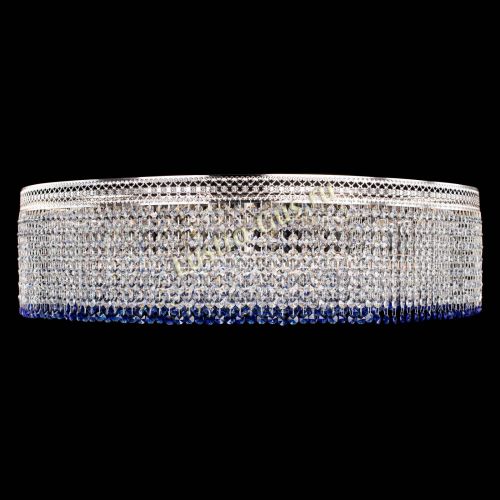 Люстра Венеция Капель №10 оптикон синяя в Магнитогорске Гусь Хрустальный