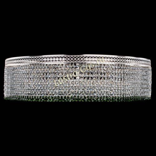 Люстра Венеция Капель №10 оптикон зеленая в Магнитогорске Гусь Хрустальный