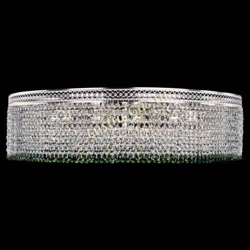 Люстра Венеция Капель №10 оптикон зеленая в Магнитогорске Гусь Хрустальный