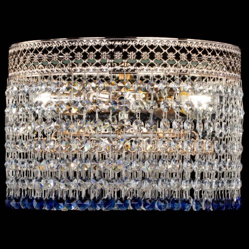 Люстра Венеция Капель №2 синяя в Магнитогорске Гусь Хрустальный