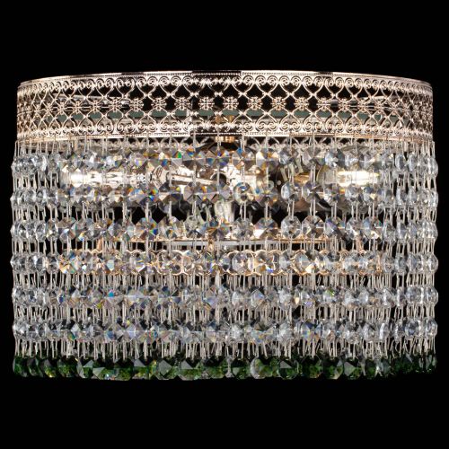 Люстра Венеция Капель №2 зеленая в Магнитогорске Гусь Хрустальный