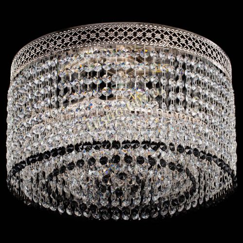 Люстра Венеция Капель №3 черная в Магнитогорске Гусь Хрустальный