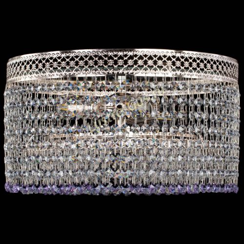 Люстра Венеция Капель №3 фиолетовая в Магнитогорске Гусь Хрустальный