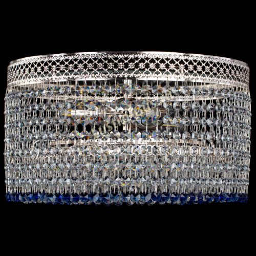 Люстра Венеция Капель №3 синяя в Магнитогорске Гусь Хрустальный