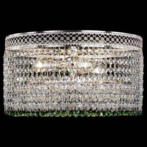 Люстра Венеция Капель №3 зеленая в Магнитогорске Гусь Хрустальный