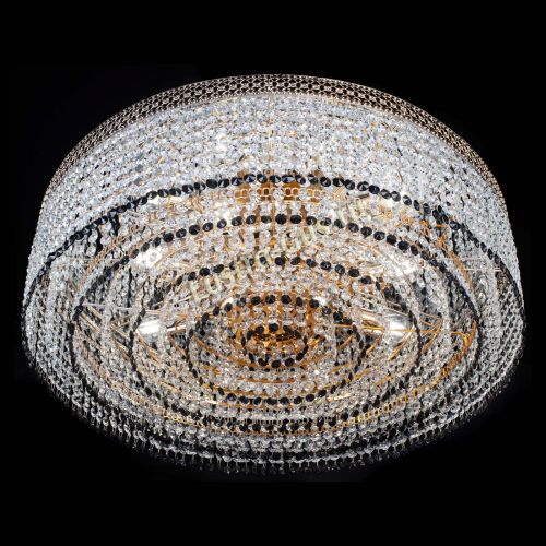 Люстра Венеция Капель №8 оптикон черная в Магнитогорске Гусь Хрустальный