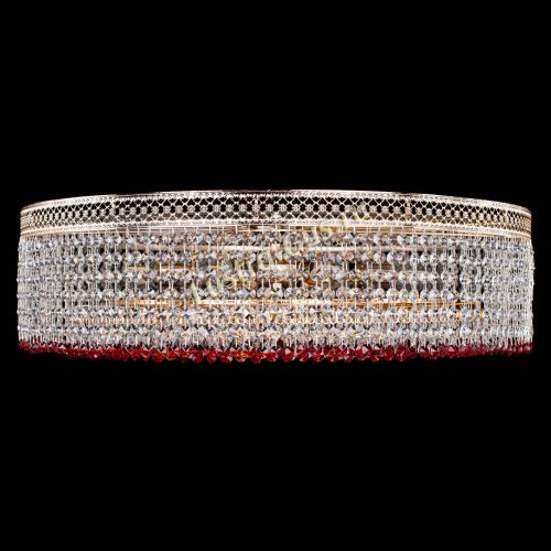 Люстра Венеция Капель №8 оптикон красная в Магнитогорске Гусь Хрустальный