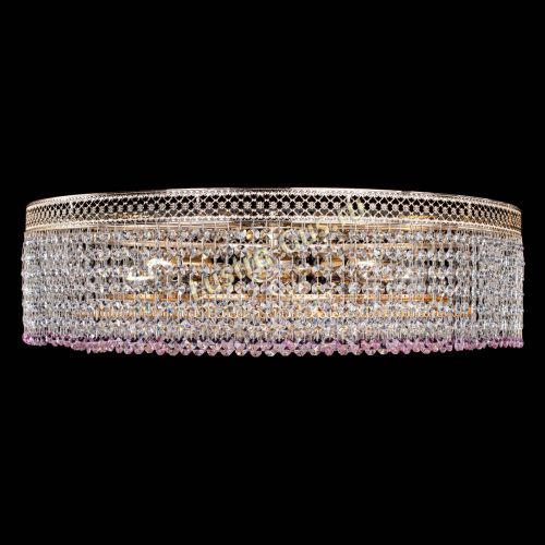 Люстра Венеция Капель №8 оптикон розовая в Магнитогорске Гусь Хрустальный