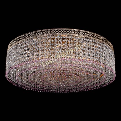 Люстра Венеция Капель №8 оптикон розовая в Магнитогорске Гусь Хрустальный