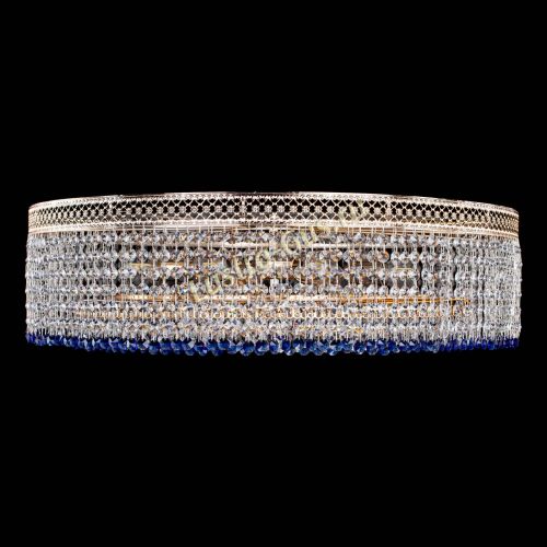 Люстра Венеция Капель №8 оптикон синяя в Магнитогорске Гусь Хрустальный