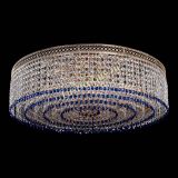 Люстра Венеция Капель №8 оптикон синяя в Магнитогорске