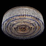 Люстра Венеция Капель №8 оптикон синяя в Магнитогорске