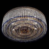 Люстра Венеция Капель №8 оптикон синяя в Магнитогорске