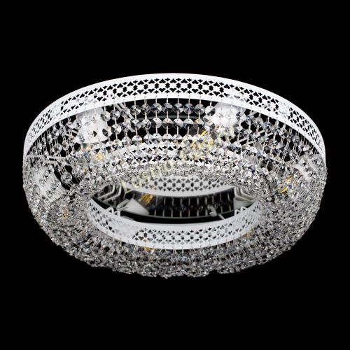 Люстра Венеция Кольцо №6 белая в Магнитогорске Гусь Хрустальный