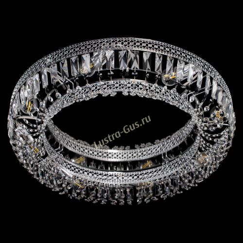 Люстра Венеция Кольцо №8 пластинка черная в Магнитогорске Гусь Хрустальный