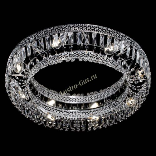 Люстра Венеция Кольцо №8 пластинка черная в Магнитогорске Гусь Хрустальный
