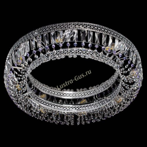 Люстра Венеция Кольцо №8 пластинка фиолетовая в Магнитогорске Гусь Хрустальный