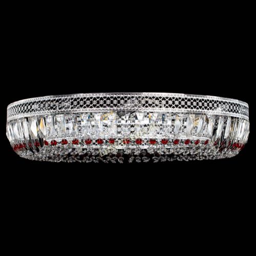 Люстра Венеция Кольцо №8 пластинка красная в Магнитогорске Гусь Хрустальный