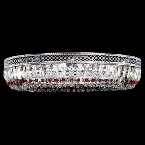 Люстра Венеция Кольцо №8 пластинка красная в Магнитогорске Гусь Хрустальный