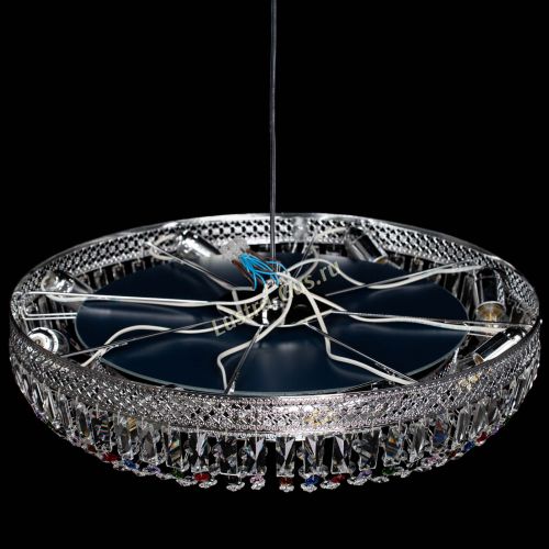 Люстра Венеция Кольцо №8 пластинка разноцветная в Магнитогорске Гусь Хрустальный