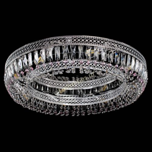 Люстра Венеция Кольцо №8 пластинка розовая в Магнитогорске Люстра Венеция Кольцо №8 пластинка розовая в Магнитогорске