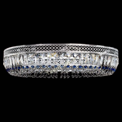 Люстра Венеция Кольцо №8 пластинка синяя в Магнитогорске Гусь Хрустальный