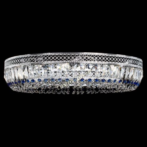 Люстра Венеция Кольцо №8 пластинка синяя в Магнитогорске Гусь Хрустальный