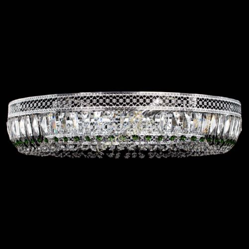 Люстра Венеция Кольцо №8 пластинка зеленая в Магнитогорске Гусь Хрустальный