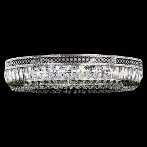 Люстра Венеция Кольцо №8 пластинка зеленая в Магнитогорске Гусь Хрустальный