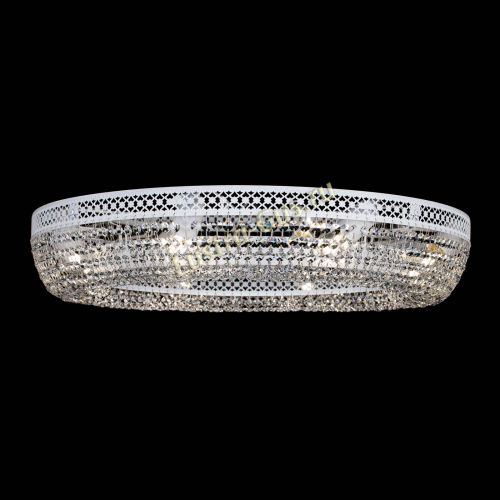 Люстра Венеция Кольцо №8 белая в Магнитогорске Гусь Хрустальный