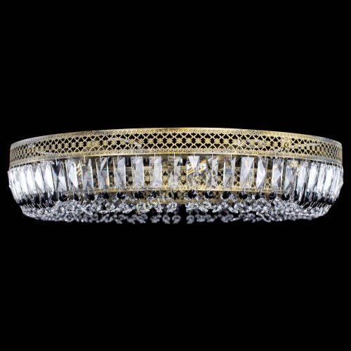 Люстра Венеция Кольцо №8 пластинка под бронзу Черная в Магнитогорске Гусь Хрустальный