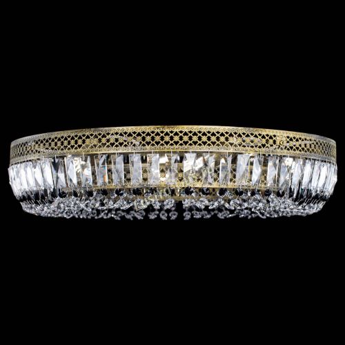 Люстра Венеция Кольцо №8 пластинка под бронзу Черная в Магнитогорске Гусь Хрустальный