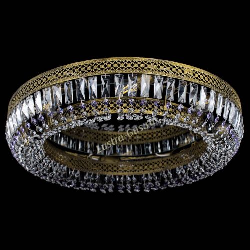 Люстра Венеция Кольцо №8 пластинка под бронзу Фиолетовая в Магнитогорске Люстра Венеция Кольцо №8 пластинка под бронзу Фиолетовая в Магнитогорске