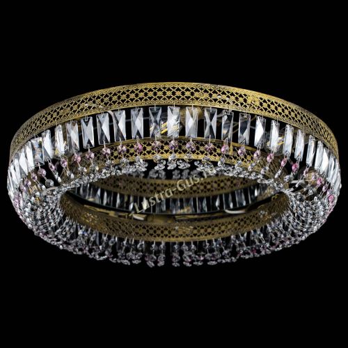 Люстра Венеция Кольцо №8 пластинка под бронзу Розовая в Магнитогорске Люстра Венеция Кольцо №8 пластинка под бронзу Розовая в Магнитогорске