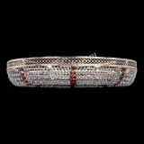 Люстра Венеция Кольцо №8 красное в Магнитогорске