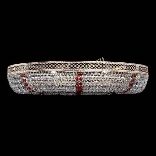 Люстра Венеция Кольцо №8 красное в Магнитогорске Гусь Хрустальный