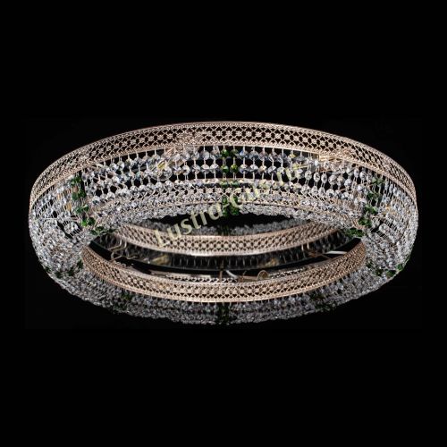 Люстра Венеция Кольцо №8 зеленое в Магнитогорске Гусь Хрустальный