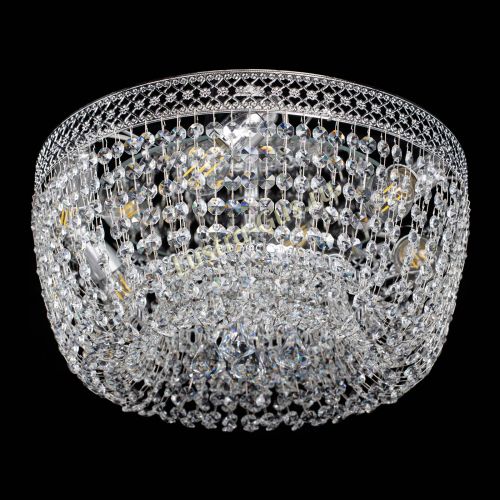 Люстра Венеция Кольцо конус 400 мм в Магнитогорске Гусь Хрустальный