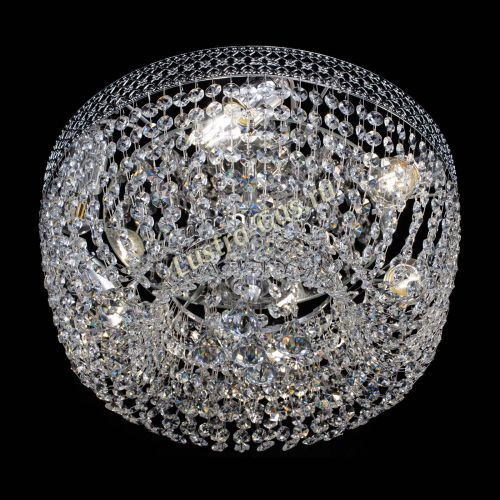 Люстра Венеция Кольцо конус 400 мм в Магнитогорске Гусь Хрустальный