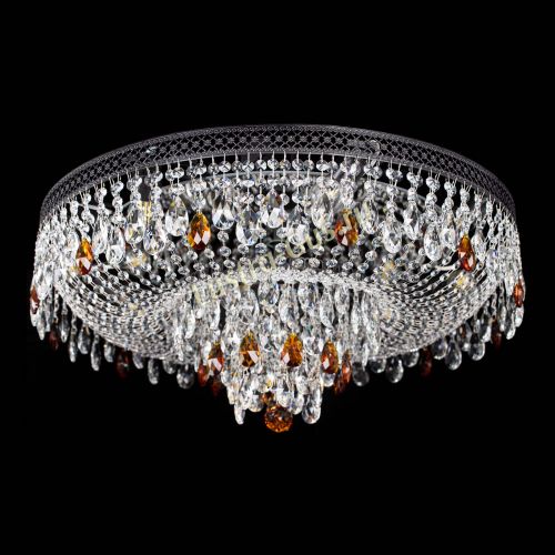 Люстра Венеция Кольцо Черная №8 чайная в Магнитогорске Гусь Хрустальный