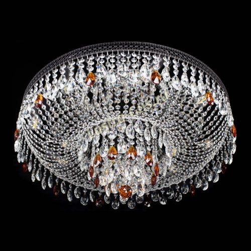 Люстра Венеция Кольцо Черная №8 чайная в Магнитогорске Гусь Хрустальный