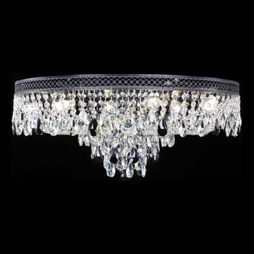 Люстра Венеция Кольцо Черная №8 черная в Магнитогорске Гусь Хрустальный