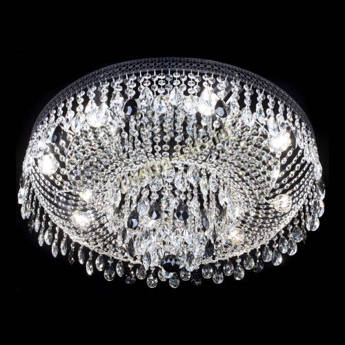 Люстра Венеция Кольцо Черная №8 черная в Магнитогорске Гусь Хрустальный